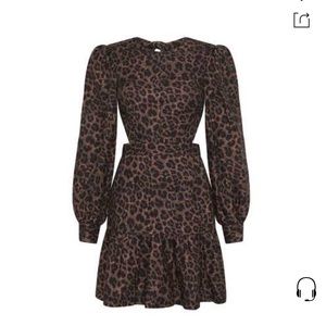 Yasi mini dress, size 8 but fits tight like a 2/4. Very cute with open back.